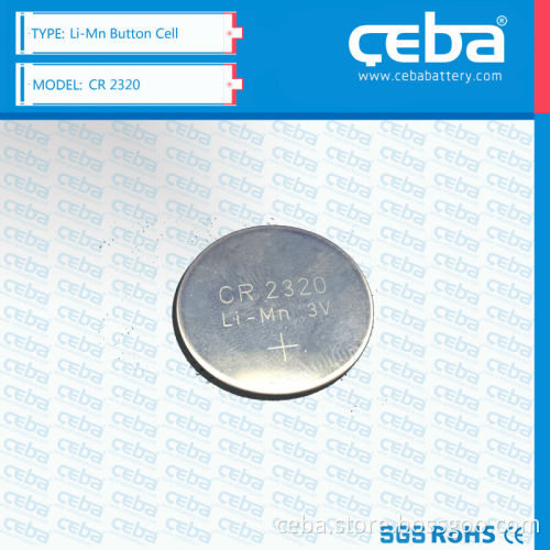 CEBA Lithium button cell battery CR2320